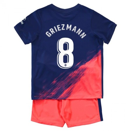 Fußballtrikots Atlético Madrid Antoine Griezmann 8 Kinder Auswärts Trikotsatz 2021-2022